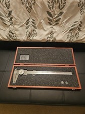 STARRETT 12 Inch DIAL CALIPER NO 120 w/ CASE - AMERICAN MADE - Barely Used