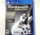 Rocksmith 2014 Edition Remastered (PlayStation 4, 2016) Game with Case No Cable
