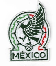 Mexico National Team Logo Embroidered 3.5in Iron / Sew-On Patch