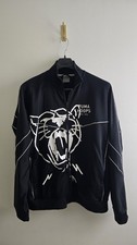 Puma Hoops Basketball Track Jacket XXL Black Full Zip Graphic Streetwear