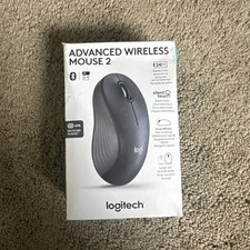 Logitech Advanced Wireless Mouse 2 - Gray - Open Box - New