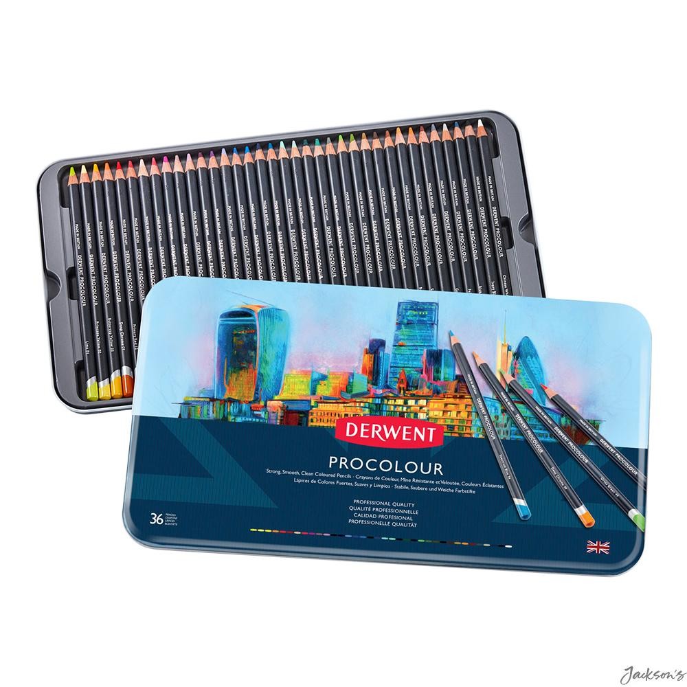 Derwent : Procolour : Colour Pencil : Tin Set of 36