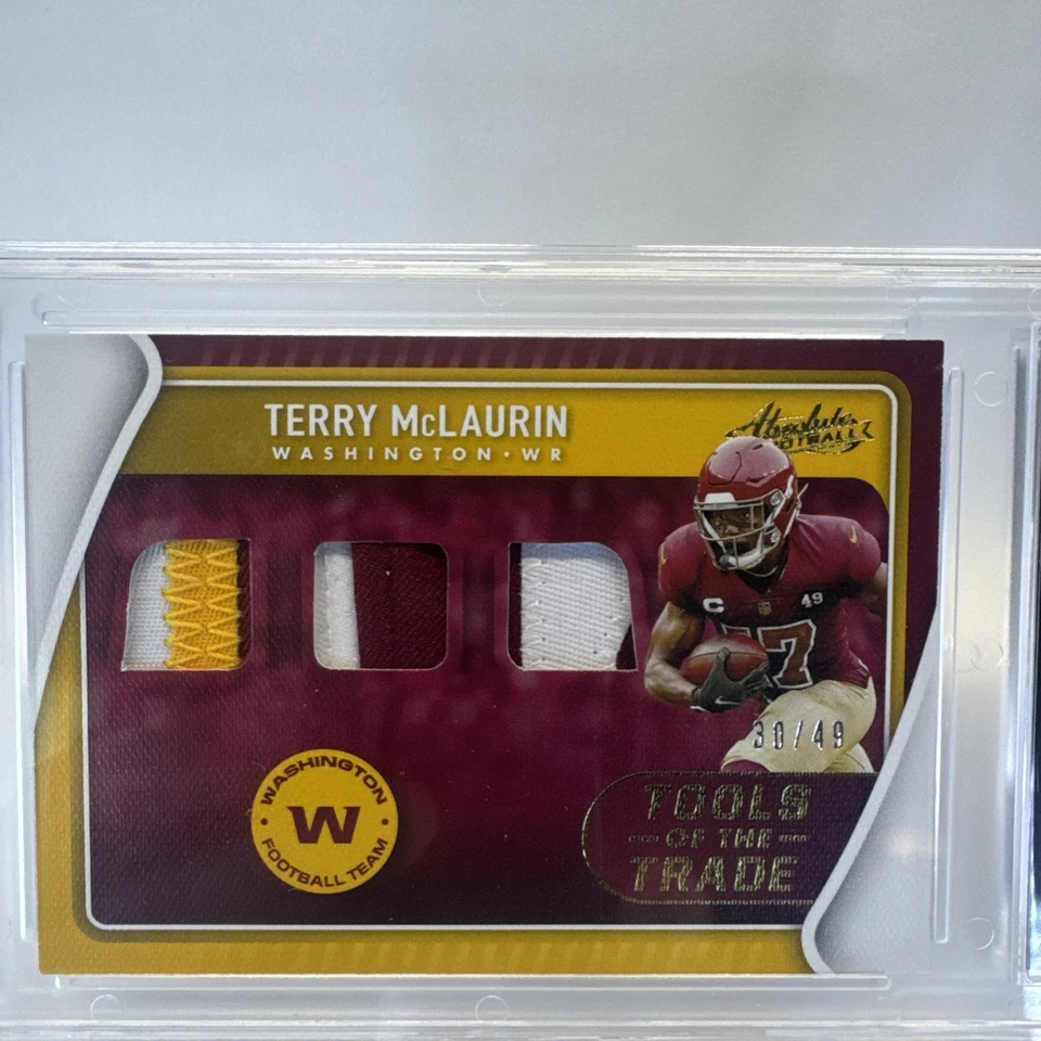 Terry Mclaurin 2021 Absolute Tools Of The Trade /49 Player Worn DCS9 - Image 2 of 4