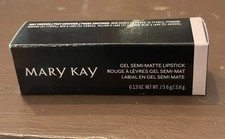 B New In Box Mary Kay Gel Semi-Matte Lipstick Red Stiletto Full Size Fast Ship