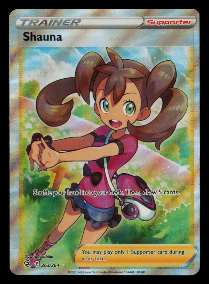 Shauna 263/264 Ultra Rare Fusion Strike Pokemon Near Mint