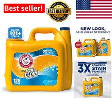 166.5 fl oz Plus OxiClean Laundry Detergent, Fresh Scent for 128 Loads of Stains 0.17 per gallon
