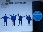 Beatles 1st Press NZ LP Help! VG+ '65 Blue Parlophone PMCM1255 MONO Beat Rock