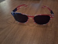 American Flag Sunglasses USA Patriotic Stars Stripes Novelty Shades