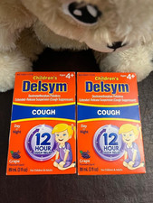 Delsym 12 Hour Cough Suppressant Liquid 3 oz EX02/2028 2PK