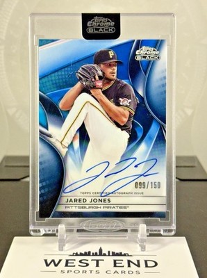 JARED JONES 2025 Topps Chrome Black BLUE REFRACTOR ON-CARD AUTO /150   GRADE?