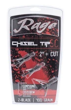 Rage Chisel Tip 2" Cut Broadhead - 100 gr - R65300