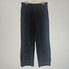 Vintage Lauren Ralph Lauren Pants Womens 12 Green Velvet Hong Kong Wide Leg Nice