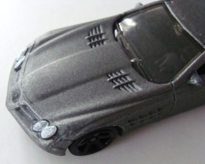 Mattel 1:61 Mercedes SLR McLaren Diecast Silver MB766 Made in Thailand