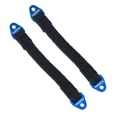 NEW Powerhobby Suspension Travel Limit Straps 90mm Blue (2pcs)
