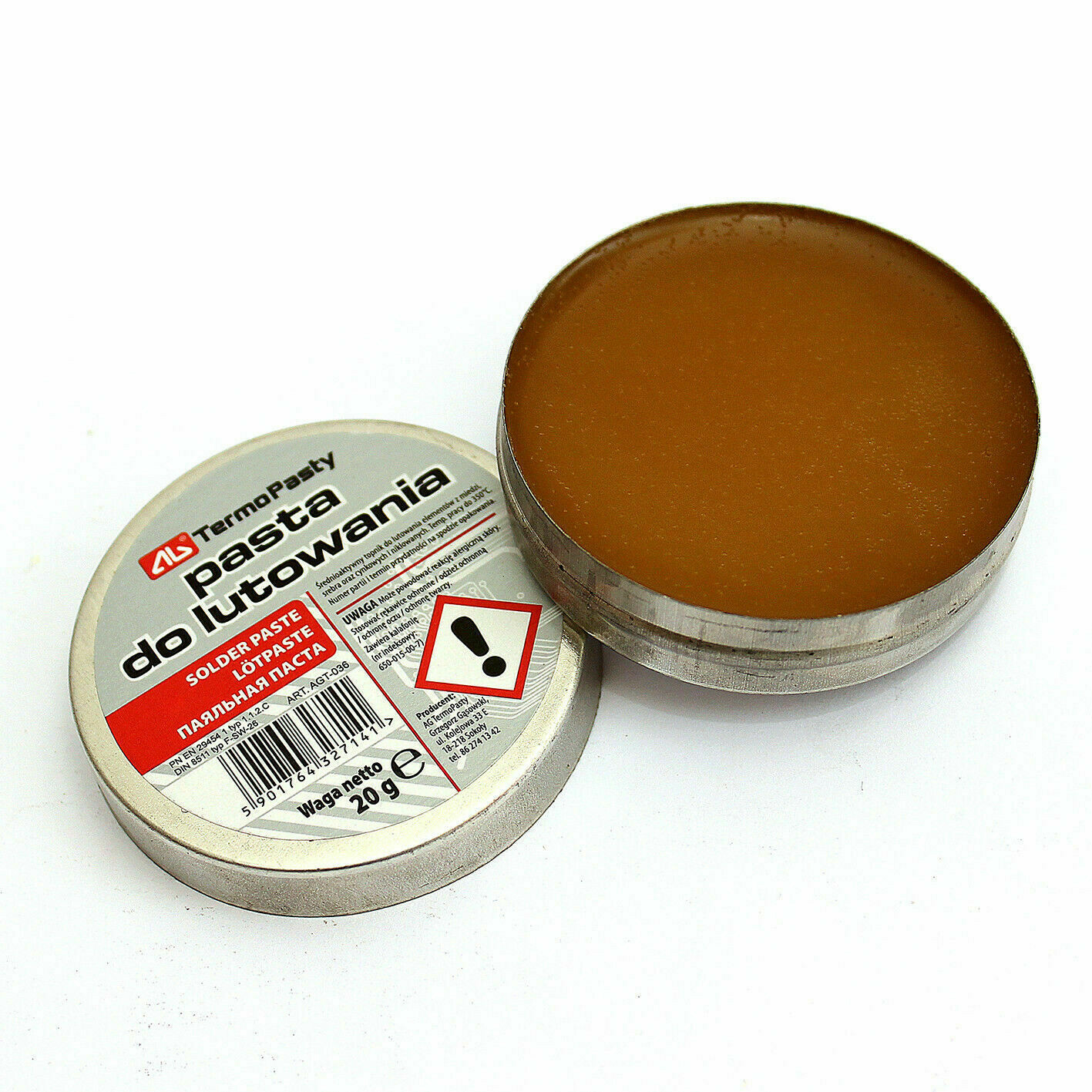 New Flux Soldering Paste 20g tin for electronics SMD plumbing & DIY etc.