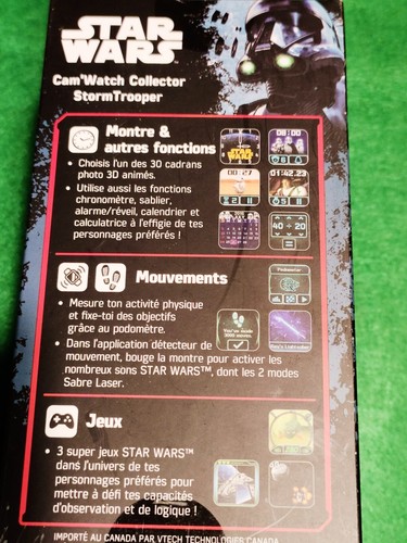 Montre CamWatch Collector StormTrooper Star Wars VTech - Picture 4 of 6