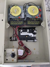 NEW INTERMATIC INC PF1222TB1 DUAL TIMER W/FRZ & HEAT SUBPAN