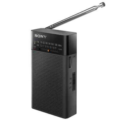 新品 SONY FM/AMハンディーポータブルラジオ ICF-P27 Sony Handy Portable Radio ICF-P27 FM/AM Wide FM Long Battery Black