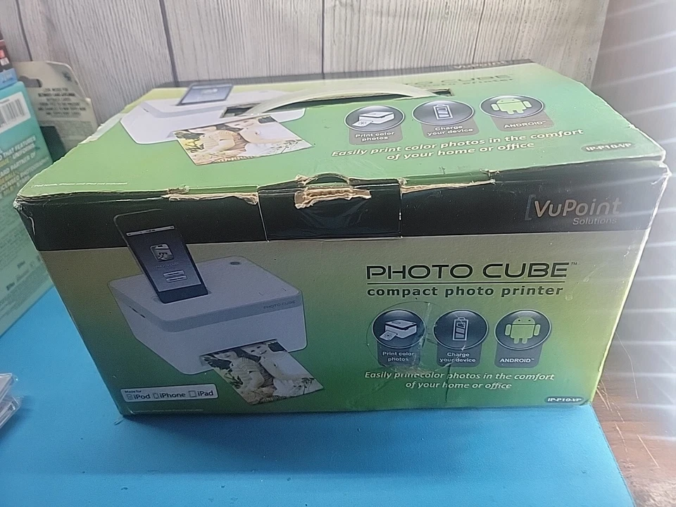 Vupoint Solutions Photo Cube Compact Photo Printer IP-V20-VP - Image 2 of 2