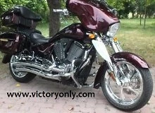 Lindby Highway Bar & Highway Peg Victory Motocicleta Cross Country/Carreteras Negro Foto 2 de 3