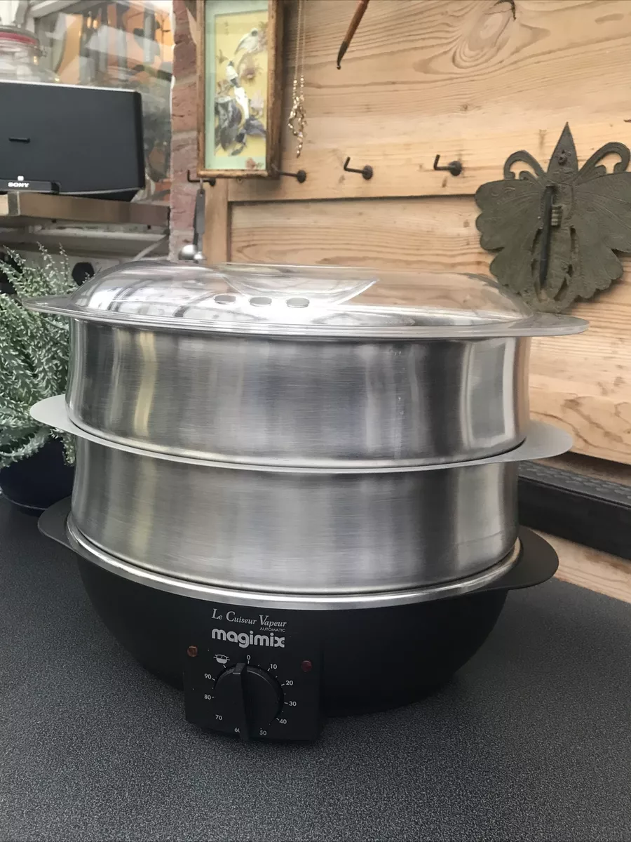 Magimix Multi Function Food Steamer with 2 Tiers Removable Base Stainless Steel