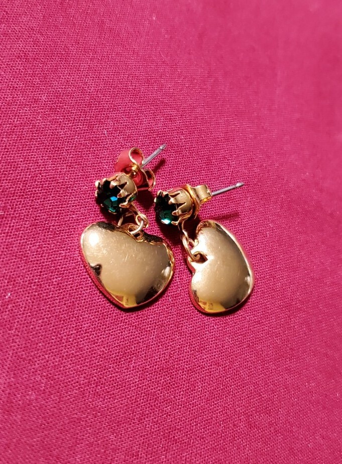 ピアス VINTAGE HOLLYWOOD Essential HeartStone DropEarrings 4BFK513 Avon Vintage Birthstone Heart Drop Pierced Earrings- May | eBay