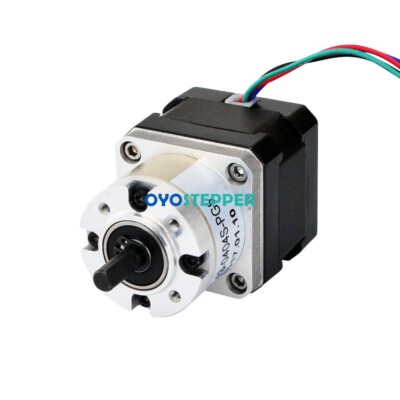 Nema 17 Stepper Motor with 5:1 Planetary Gearbox Speed Reducer 0.4A L=33mm CNC