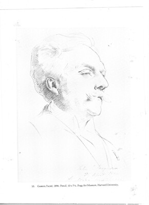 John Singer Sargent doppelseitiger Druck aus einem notleidenden, entfesselten Buch entfernt