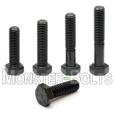 5/16"-18 Hex Cap Screws / Tap Bolts Coarse SAE Grade 8 Alloy Steel w Black Oxide