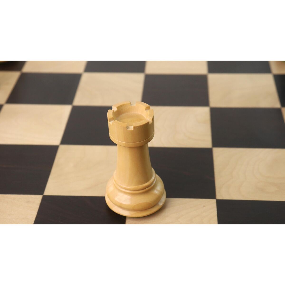 4.1 Pro Staunton Weighted Wooden Chess Set- Chess Pieces Only - Eboni