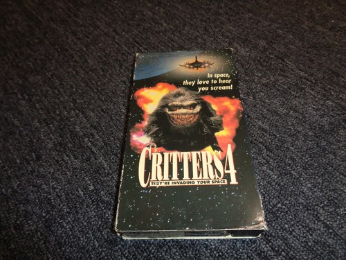 Critters 4: They're Invading Your Space 1994 VHS RARE CULT CAMP HORROR - Picture 1 of 5