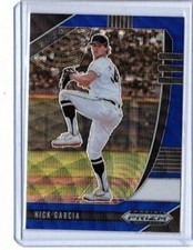 2020 Panini Prizm Baseball Draft Picks Blue HOLO Nick Garcia #PDP-79 Pirates