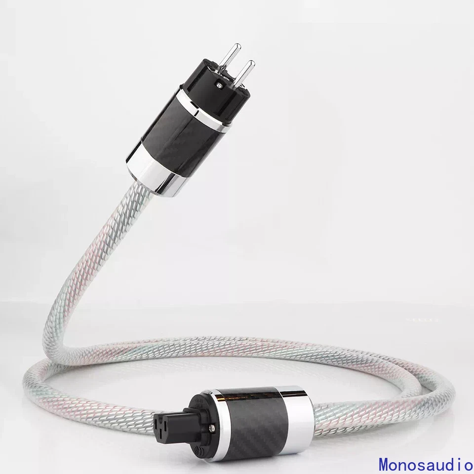 15Cores 16AWG 7N OCC HiFi Power Cable EU Schuko Amplifier CD Player Supply Wire - Image 2 of 4