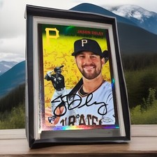 2023 Topps Chrome Platinum Jason Delay Toile Rose Gold Refractor RC #69/75