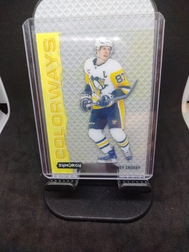 Sidney Crosby 2024-25 Upper Deck Synergy NHL Impressions Insert Card 3 Card Lot - Picture 7 of 14
