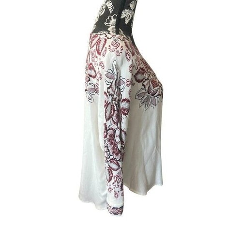 Desigual Floral Paisley Womens Long Sleeve Shirt Top Colorful Size Small - Imagen 5 de 6
