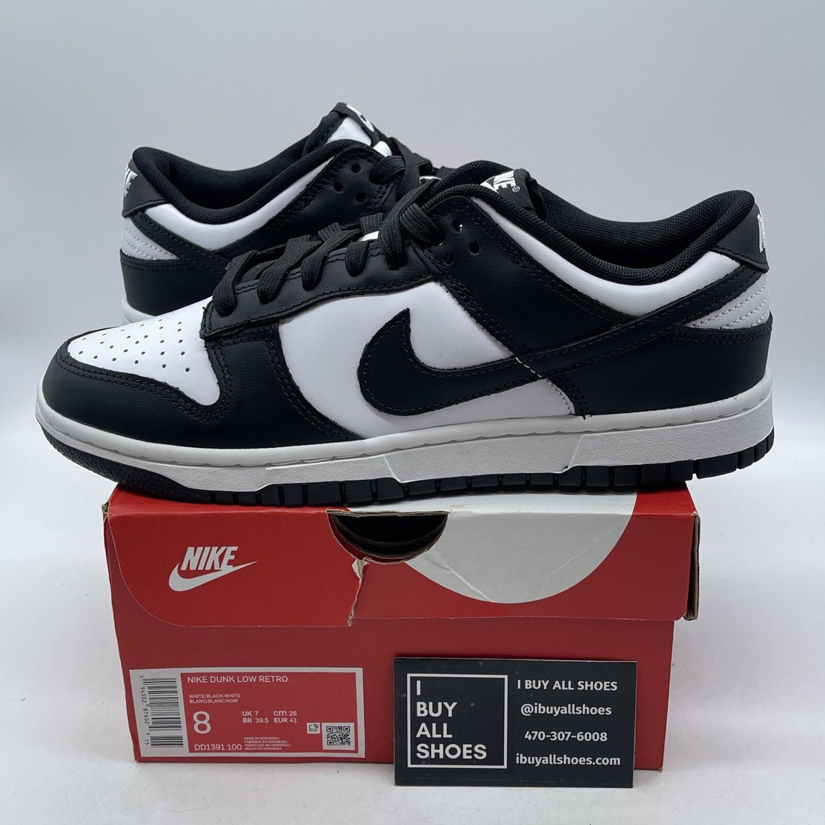 nike dunk retro black white zalando