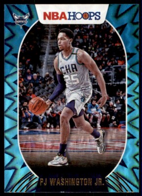 2020-21 NBA Hoops Teal Explosion PJ Washington Jr. Charlotte Hornets #55