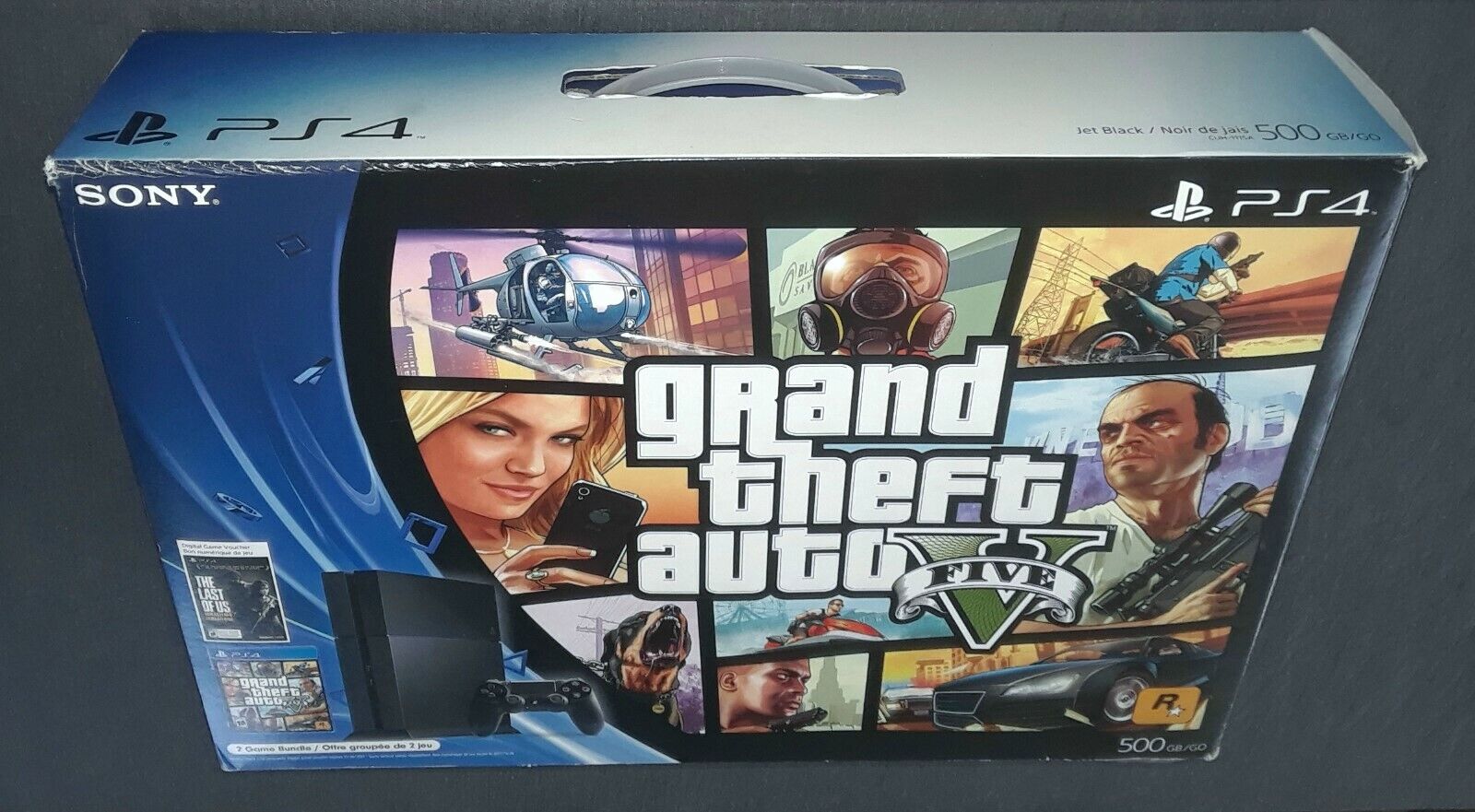 Grand Theft Auto V Playstation 4 PS4 Black Friday Bundle & Last of Us NEW  GTA 5 711719500025