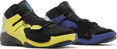 Nike Air Jordan Zion 2 SP Naruto Sasuke Black Yellow Blue  display picture 3
