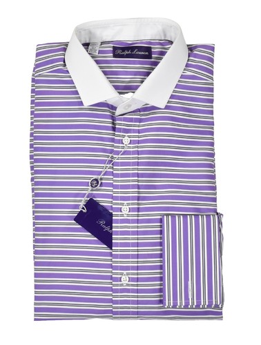 Ralph Lauren Purple Label Made in Italy 100% Cotton Mesh Polo