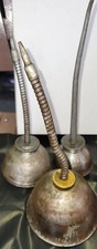 (3) Vintage Eagle Metal Oiler Metal Oiler Cans Made in USA EAGLE USA