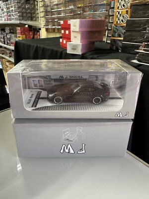 MERCEDES BENZ AMG GTR BLACK STARS 1/64 DIECAST CAR MODEL BY MJ MODELS