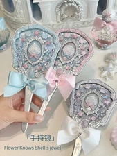 Flower Knows Shell's Jewel Hand Mirror NEW IN BOX