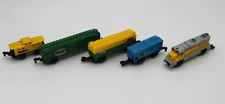 Galoob Micro Machines Western Freight Train Set Open