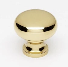 Alno A1067-PB 7/8" Knob Polished Brass