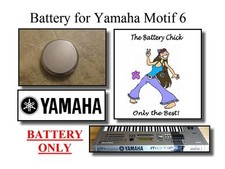 Battery for Yamaha Motif 6 Series Synths - Internal Memory Replacement Battery