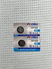 2 Pack CR1620 1620 Lithium 3v Battery KEYLESS FOB TOYS DEVICE US Free SHIP FRESH