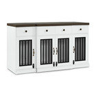 Lovupet Wooden Dog Crate Furniture with 4 Drawers for Medium/Large Dogs 1872