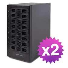 Box of 2 - Syba 8-Bay SATA to USB 3.0 Hard Drive Enclosures – Factory Sealed
